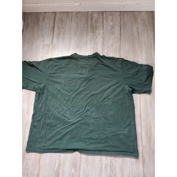 Carhartt Shirt Lot 2 Mens 4XL Black Logo Tee Green Pocket Henley Workwear - Picture 14 of 16